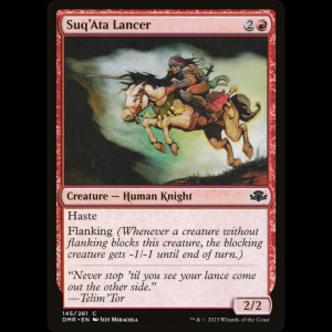 MTG Suq'Ata Lancer Dominaria Remastered dmr#145