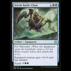 MTG Silla de batalla sylvok (Sylvok Battle-Chair) Phyrexia: All Will Be One one#184