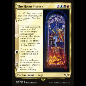 MTG The Horus Heresy Warhammer 40,000 Commander 40k#126