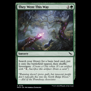 MTG They Went This Way Murders at Karlov Manor mkm#178
