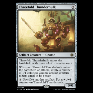 MTG Threefold Thunderhulk The Lost Caverns of Ixalan lci#265