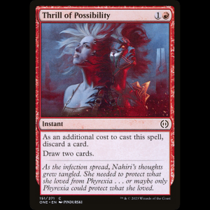 MTG Entusiasmo ante la posibilidad (Thrill of Possibility) Phyrexia: All Will Be One one#151