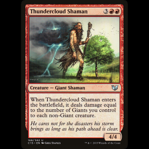 MTG Thundercloud Shaman Commander 2015 c15#168