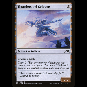 MTG Thundersteel Colossus Kamigawa: Neon Dynasty neo#261