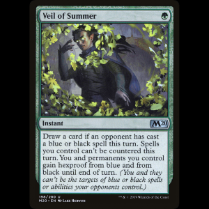 MTG Velo del verano (Veil of Summer) Core Set 2020 m20#198