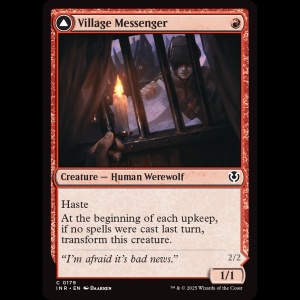 MTG Village Messenger // Moonrise Intruder Innistrad Remastered inr#179