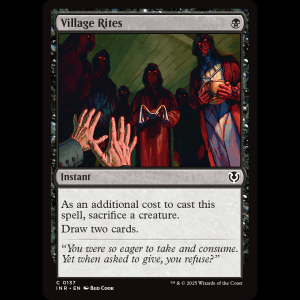 MTG Village Rites Innistrad Remastered inr#137