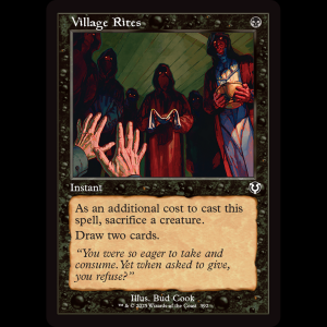 MTG Village Rites Innistrad Remastered inr#392