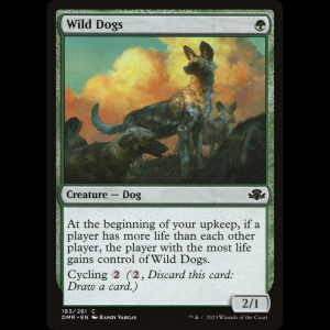 MTG Wild Dogs Dominaria Remastered dmr#183