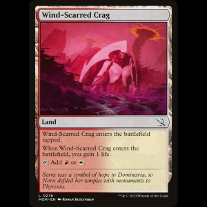 MTG Wind-Scarred Crag March of the Machine mom#276