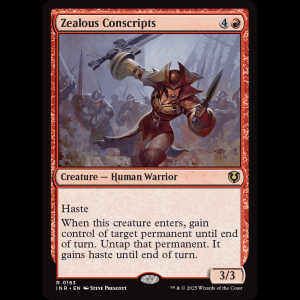 MTG Zealous Conscripts Innistrad Remastered inr#183