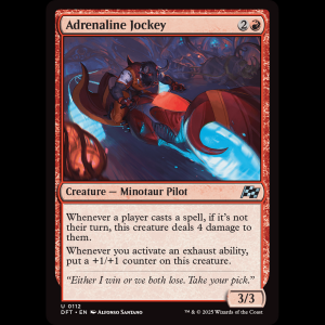 MTG Adrenaline Jockey Aetherdrift dft#112