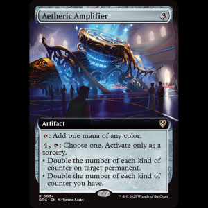 MTG Aetheric Amplifier Aetherdrift Commander drc#34