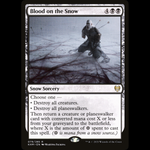 MTG Blood on the Snow Kaldheim khm#79