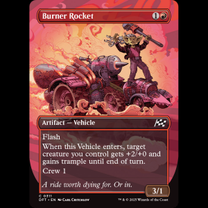 MTG Burner Rocket Aetherdrift dft#311