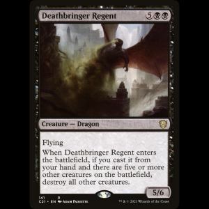 MTG Deathbringer Regent Commander 2021 c21#141