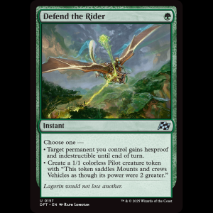 MTG Defend the Rider Aetherdrift dft#157