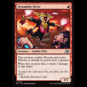 MTG Dynamite Diver Aetherdrift dft#123