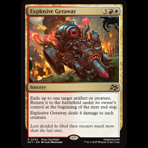MTG Explosive Getaway Aetherdrift dft#202