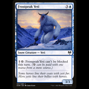 MTG Yeti de Picohelado (Frostpeak Yeti) Kaldheim khm#57