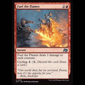 MTG Fuel the Flames Aetherdrift dft#126