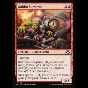 MTG Goblin Surveyor Aetherdrift dft#131