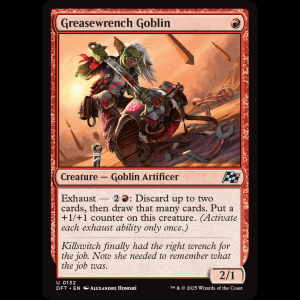 MTG Greasewrench Goblin Aetherdrift dft#132
