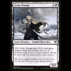 MTG Grim Draugr Kaldheim khm#96