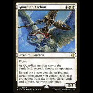 MTG Guardian Archon Commander 2021 c21#17