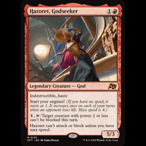 MTG Hazoret, Godseeker Aetherdrift dft#133