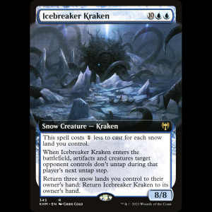 MTG Icebreaker Kraken Kaldheim khm#345
