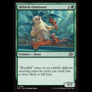 MTG Jibbirik Omnivore Aetherdrift dft#166