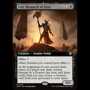 MTG Lost Monarch of Ifnir Aetherdrift Commander drc#27
