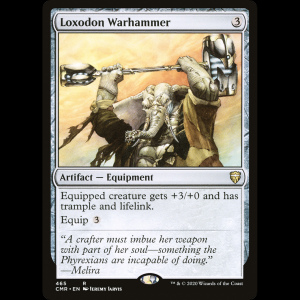 MTG Loxodon Warhammer Commander Legends cmr#465