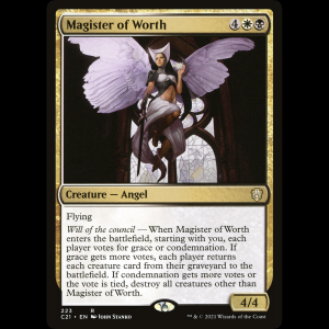 MTG Magister of Worth Commander 2021 c21#223