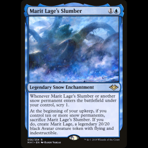 MTG Marit Lage's Slumber Modern Horizons mh1#56