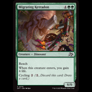 MTG Migrating Ketradon Aetherdrift dft#170