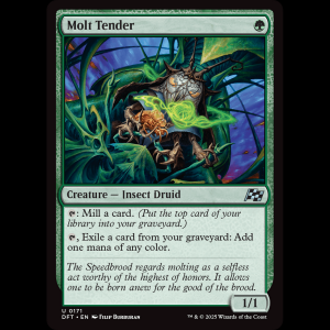 MTG Molt Tender Aetherdrift dft#171