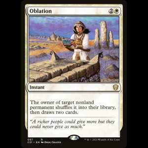 MTG Oblation Commander 2021 c21#97