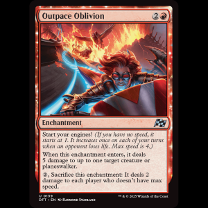 MTG Outpace Oblivion Aetherdrift dft#139