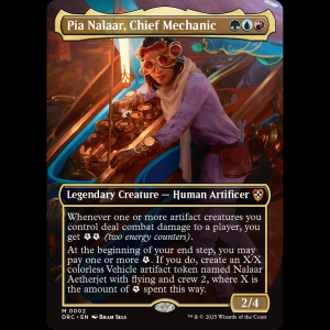 MTG Pia Nalaar, Chief Mechanic Aetherdrift Commander drc#2