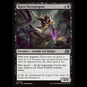 MTG Risen Necroregent Aetherdrift dft#102
