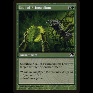 MTG Sello primordial (Seal of Primordium) Planar Chaos plc#153
