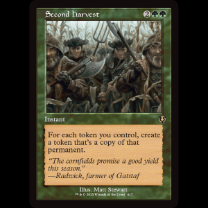 MTG Second Harvest Innistrad Remastered inr#417