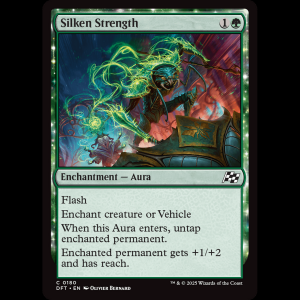 MTG Silken Strength Aetherdrift dft#180
