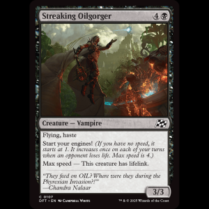MTG Streaking Oilgorger Aetherdrift dft#107