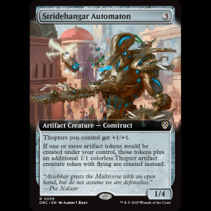 MTG Stridehangar Automaton Aetherdrift Commander drc#35