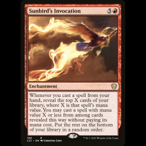 MTG Sunbird's Invocation Commander 2021 c21#180