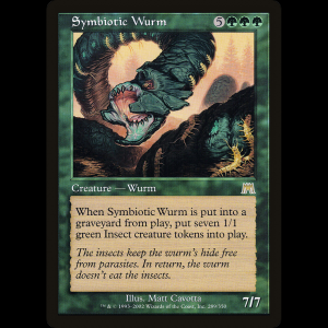 MTG Symbiotic Wurm Onslaught ons#289