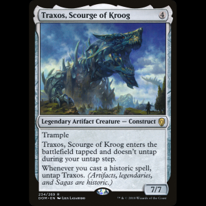 MTG Traxos, Scourge of Kroog Dominaria dom#234